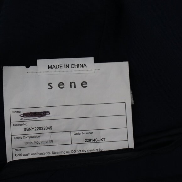 SENE Sport Coat Men’s 40/41 soho Flex Tech Two Button blue performance stretch - Picture 13 of 13